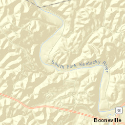 Booneville Street Map