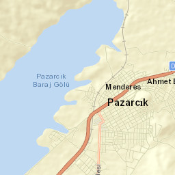 Pazarcık Street Map