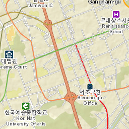 Seocho-gu Street Map