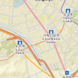 Songpa-gu Street Map