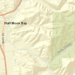 Half Moon Bay Street Map