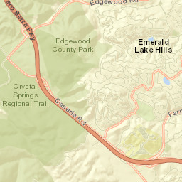 Emerald Lake Hills Street Map