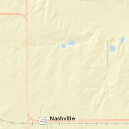 15099-15999 KS-42 Nashville KS Street Map