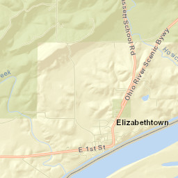 Elizabethtown Street Map