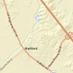 Hartford Street Map