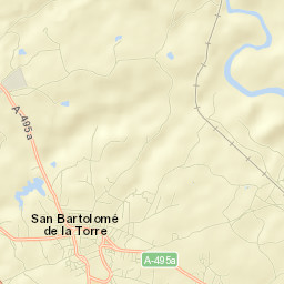San Bartolomé de la Torre Street Map