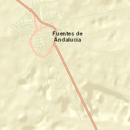 Fuentes de Andalucía Street Map