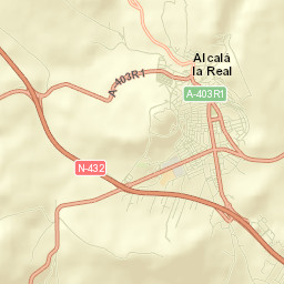 Alcalá la Real Street Map