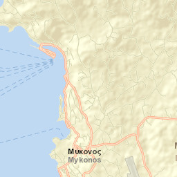 Mykonos Street Map