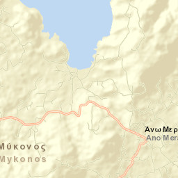 Áno Merá Street Map