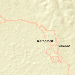 Sumbas İlçesi Street Map