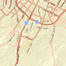 Bojnurd Street Map