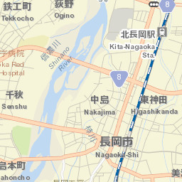 Nagaoka Shi Street Map