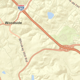 Woodside Street Map