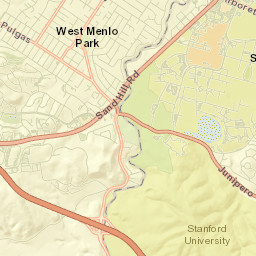 West Menlo Park Street Map