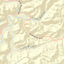 Mercer County Street Map