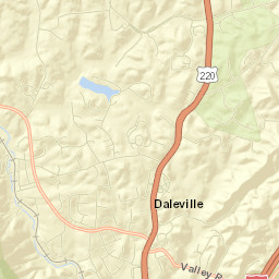 Daleville Street Map