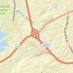 Brandermill Street Map