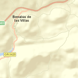 Benalúa de las Villas Street Map