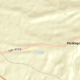 Huélago Street Map