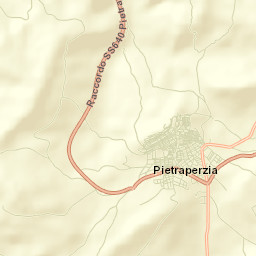 Pietraperzia Street Map