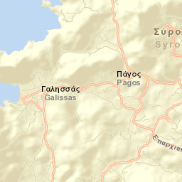 Nomós Kykládon Street Map