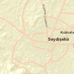 Seydişehir Street Map
