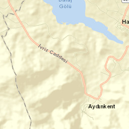 Halkapınar Street Map