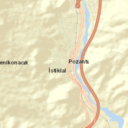 Pozantı Street Map
