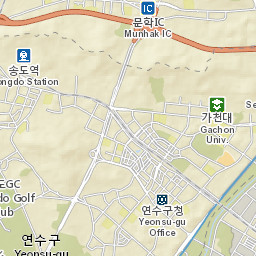Yeonsu-gu Street Map