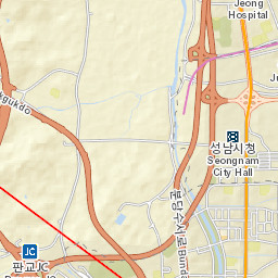 Seongnam-si Street Map