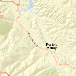 Portola Valley Street Map