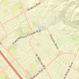 3535-3545 Sierra Road, San Jose, CA 95132 Street Map