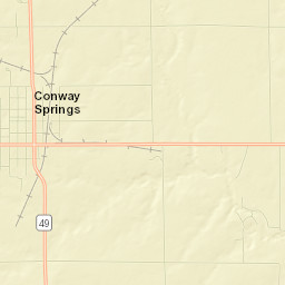 Conway Springs Street Map
