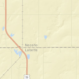 Ottawa Road, Parsons, KS 67357, USA Street Map