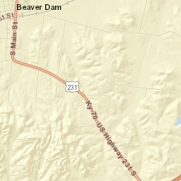 Beaver Dam Street Map
