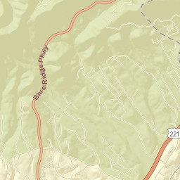 Blue Ridge Street Map