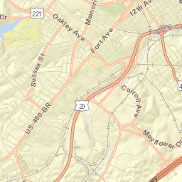 West Lynchburg Street Map