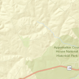 Appomattox County Street Map