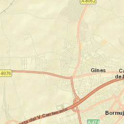 Gines Street Map