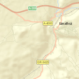 Iznalloz Street Map