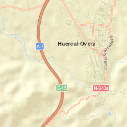 Huércal-Overa Street Map