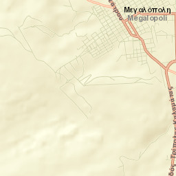 Megalópoli Street Map