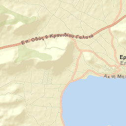 Ermióni Street Map