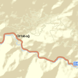 Ortabağ Street Map