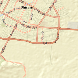 Shirvan Street Map