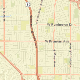 Norman Y. Mineta Highway Mountain View Street Map