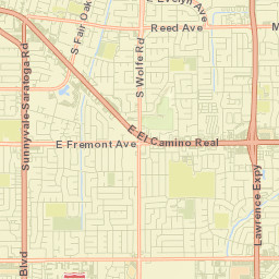 El Camino Real, Santa Clara, CA 95051, USA Street Map