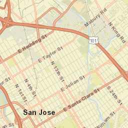 San Jose Street Map