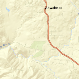 Ahwahnee Street Map